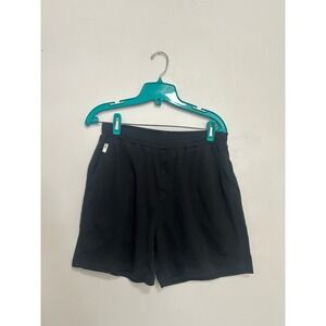 Nero Performance Black Organic Cotton Merino Wool Shorts Mens M